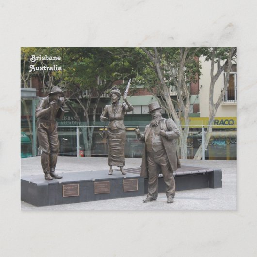 Carte Postale Statues en Brisbane, Australie (Devant)