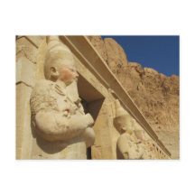 Statues osiriennes de Hatshepsut sur son tombeau