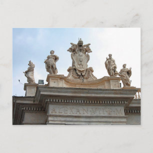 Carte Postale Statues sur le Carré Saint Pierre de la Cité du Va