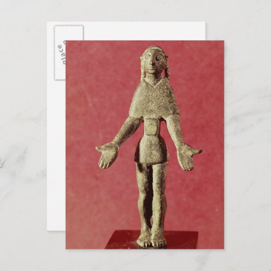 Carte Postale Statuette (Devant / Derrière)
