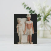Carte Postale Statuette d'Amenophis IV et Nefertiti (Debout devant)