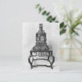 Carte Postale Statuette de Confucius comme Mandarin, Qing (Debout devant)