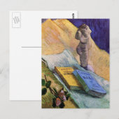 Carte Postale Statuette en plâtre Rose et Romans Vincent van Gog (Devant / Derrière)