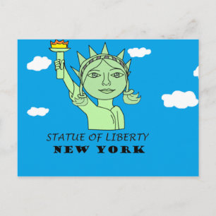 CARTE POSTALE STATUT DE LIBERTÉ