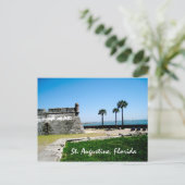 Carte Postale Staugustinefort, St Augustine, la Floride (Debout devant)