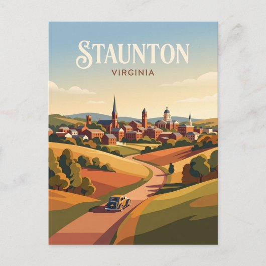 Carte Postale Staunton États-Unis (Devant)