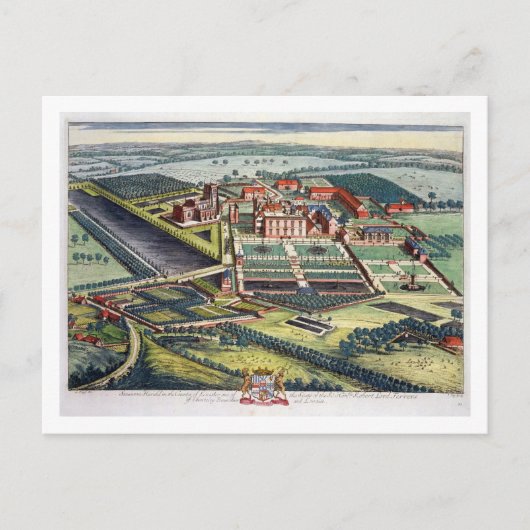 Carte Postale Staunton Harold dans le comté de Leicester engrave (Devant)