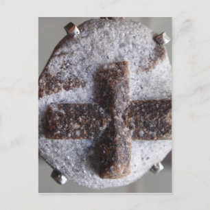 Carte Postale Staurolite, intersection cristal parfaite