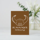 Carte Postale Stavanger Norvège Viking Casquette (Debout devant)