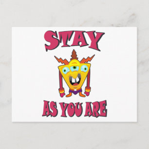 Carte Postale Stay as