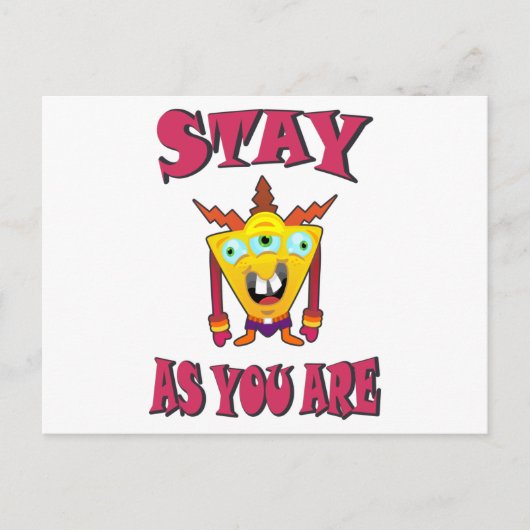 Carte Postale Stay as (Devant)
