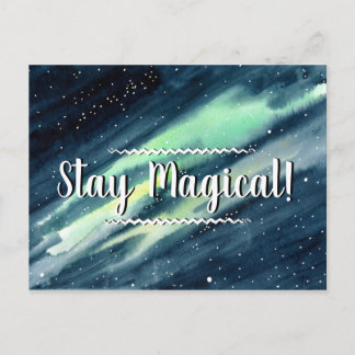 Carte postale Stay Magic Northern Lights
