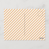 Carte Postale Stay Spoopy : mignon Halloween Ghost & Citrouille (Dos)