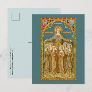 Carte Postale Ste Claire d'Assise & religieuses (SAU 027)