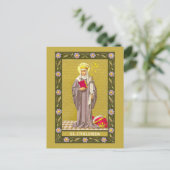 Carte postale Ste Etheldreda (Audrey) (P 003) (Debout devant)