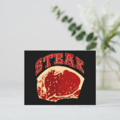 Carte Postale Steak (Debout devant)