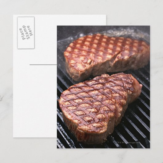Carte Postale Steak 2 (Devant / Derrière)