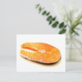 Carte Postale steak saumon (Debout devant)