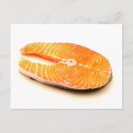 Carte Postale steak saumon (Devant)