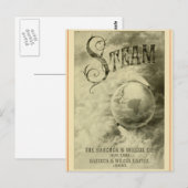 Carte Postale Steam Dirige Le Monde 1904 (Devant / Derrière)