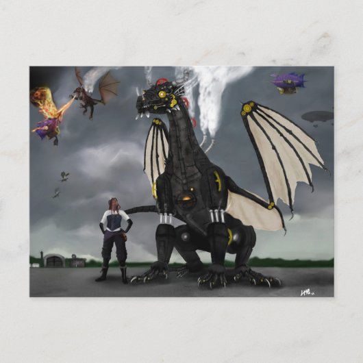 Carte postale Steam Dragon Wars (Devant)