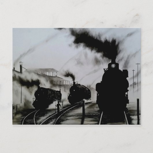 Carte Postale Steam-Trains (Devant)