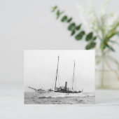 Carte Postale Steam Yacht North Star, début 1900 (Debout devant)