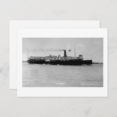 Carte Postale Steamer Alpena sur la rivière St Clair par Louis P (Devant / Derrière)