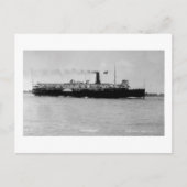 Carte Postale Steamer Alpena sur la rivière St Clair par Louis P (Devant)