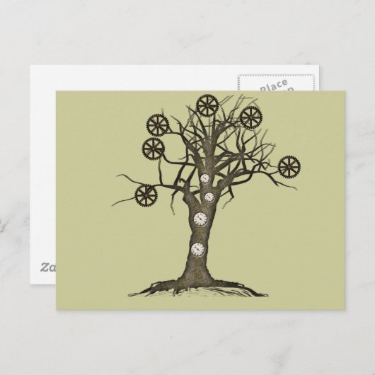 Carte Postale steampunk (Devant / Derrière)