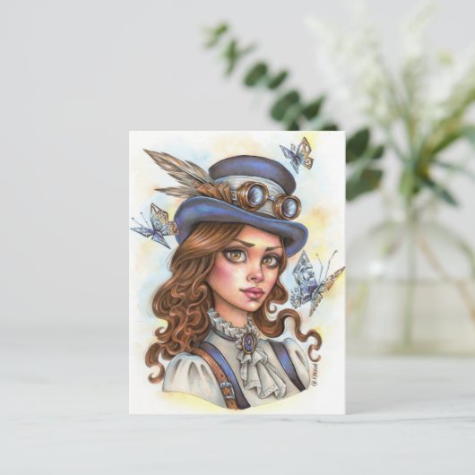 Carte postale Steampunk (Debout devant)