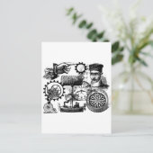 Carte Postale steampunk (Debout devant)