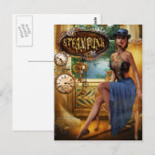 Carte postale Steampunk (Devant / Derrière)