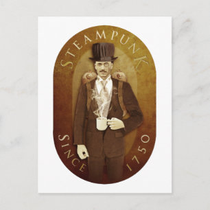 CARTE POSTALE STEAMPUNK