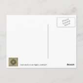 Carte Postale Steampunk Art de design victorien (Dos)