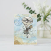 Carte Postale steampunk balloon (Debout devant)