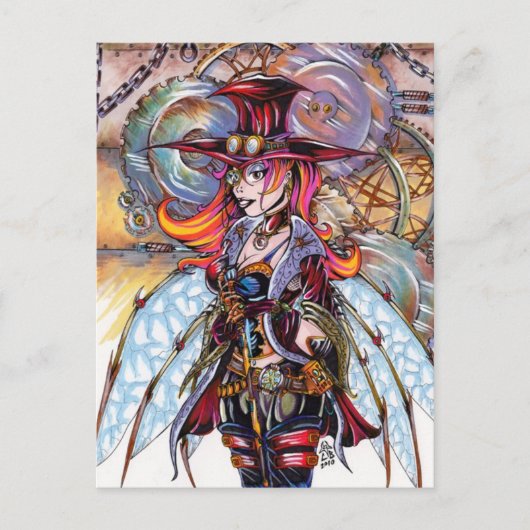 Carte postale Steampunk Fairy (Devant)