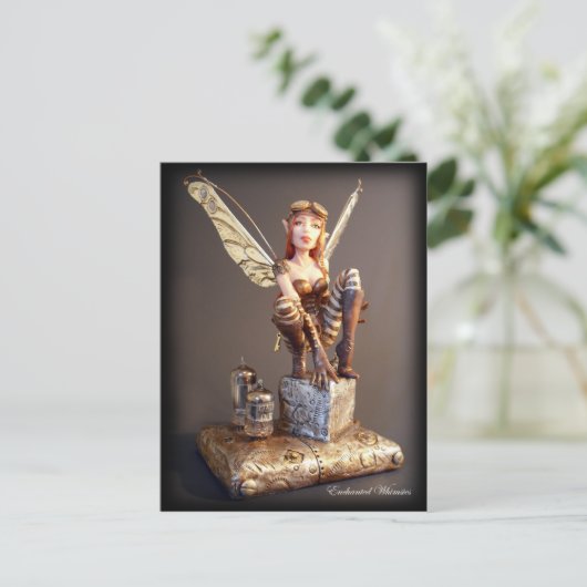 Carte postale "Steampunk Fairy" (Debout devant)