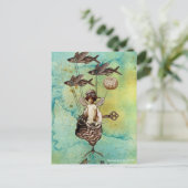 Carte Postale Steampunk Flying Fish Seaship (Debout devant)