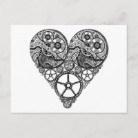 Steampunk Horloge OEuvres et Coeur d'engrenage