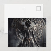 Carte Postale Steampunk Imaginaire Darkness Demon Mode (Devant / Derrière)