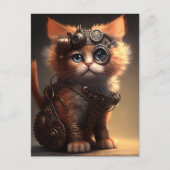 Carte Postale Steampunk Kitten (Devant)