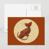 Carte Postale Steampunk Koi (Devant / Derrière)