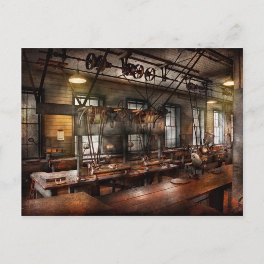 Carte Postale Steampunk - L'Atelier (Devant)