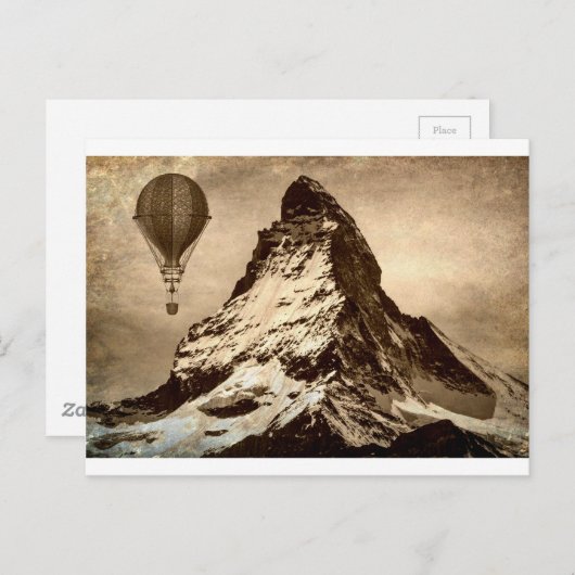 Carte Postale Steampunk Matterhorn (Devant / Derrière)