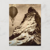 Carte Postale Steampunk Matterhorn Scène (Devant)