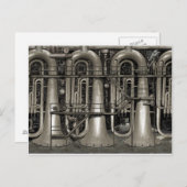 Carte Postale Steampunk Music Factory (Devant / Derrière)