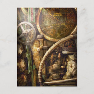 Carte Postale Steampunk - Naval - Regardez la profondeur