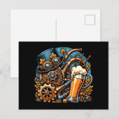 Carte Postale Steampunk Oktoberfest (Devant / Derrière)