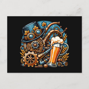 Carte Postale Steampunk Oktoberfest